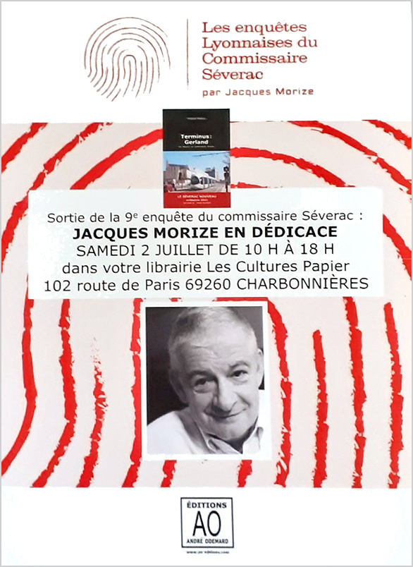 Les Cultures Papier reçoivent Jacques Morize