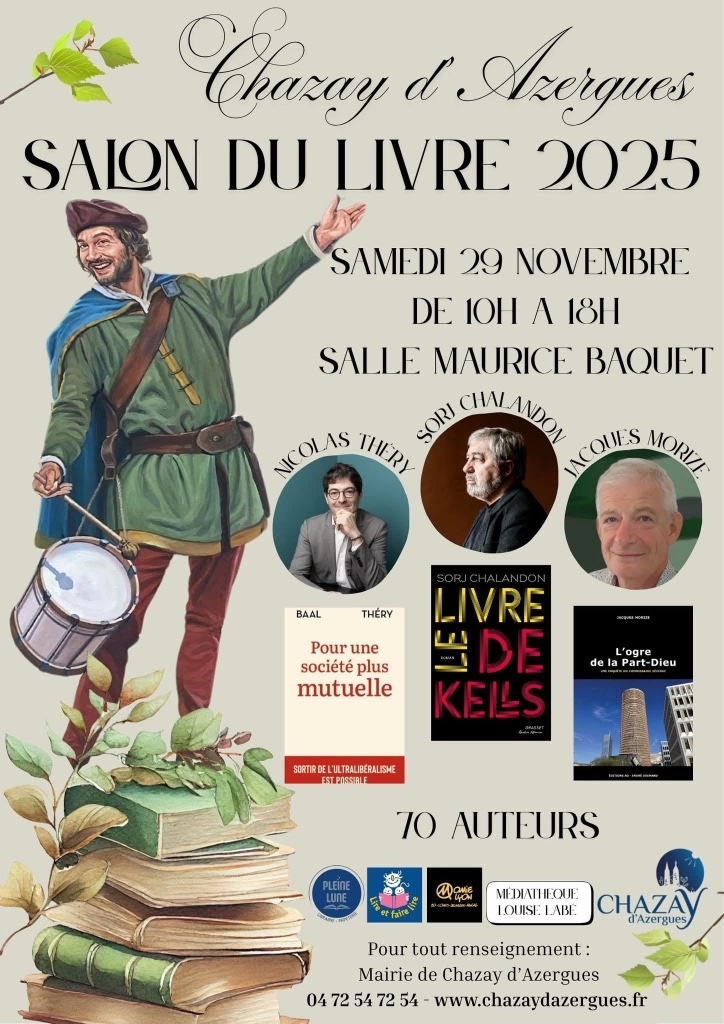 Salon du livre de Chazay d'Azergues, avec Jacques Morize